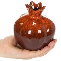 Produkt Ceramiczna dekoracja w kształcie granatu, błyszcząca, 14 cm