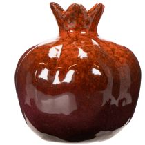 Produkt Ceramiczna dekoracja w kształcie granatu, błyszcząca, 14 cm