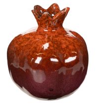 Produkt Ceramiczna dekoracja w kształcie granatu, błyszcząca, 14 cm