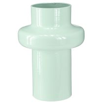 Produkt Wazon metalowy wazon dekoracja miętowy zielony pastelowy Ø16,5cm wys.23,5cm