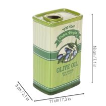 Produkt Wazon na oliwę, ceramiczny, idealny do dekoracji kuchni i stołu w stylu śródziemnomorskim, 18 cm