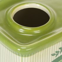 Produkt Wazon na oliwę, ceramiczny, idealny do dekoracji kuchni i stołu w stylu śródziemnomorskim, 18 cm