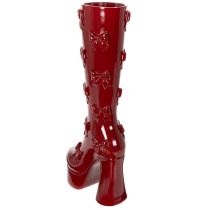 Produkt Dekoracyjny wazon-but z kokardą 37cm