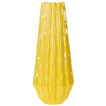 Produkt Wazon z żłobionym wzorem do stylowej dekoracji wnętrz w salonie, 33 cm
