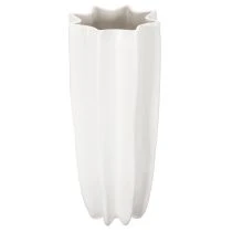 Produkt Wazon na kwiaty, żłobkowany, nowoczesny, dekoracyjny, 38 cm