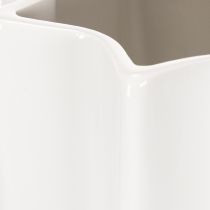 Produkt Wazon na kwiaty, żłobkowany, nowoczesny, dekoracyjny, 38 cm