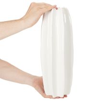 Produkt Wazon żebrowany, nowoczesny ceramiczny wazon na suszone kwiaty, 40 cm