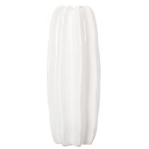 Produkt Wazon żebrowany, nowoczesny ceramiczny wazon na suszone kwiaty, 40 cm