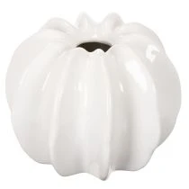 Produkt Wazon dekoracyjny w kształcie dyni, błyszczący, jesienna dekoracja do salonu, 19 cm
