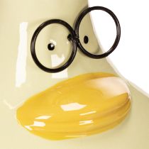 Produkt Wazon z figurką kaczki, ceramiczny, wesoły wzór, idealny do nowoczesnych wnętrz, 15 cm, 2 sztuki
