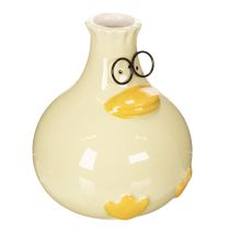 Produkt Wazon z figurką kaczki, ceramiczny, wesoły wzór, idealny do nowoczesnych wnętrz, 15 cm, 2 sztuki