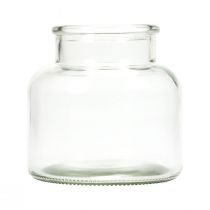 Mini wazony szklane dekoracyjne wazony szklane retro Ø12cm W12cm 6szt