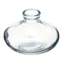 Produkt Wazony płaskie szklane dekoracyjne wazony w kształcie cebulek niebieskie Ø9cm H6cm 6 szt