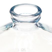 Produkt Wazony płaskie szklane dekoracyjne wazony w kształcie cebulek niebieskie Ø9cm H6cm 6 szt