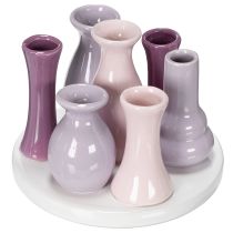 Produkt Zestaw wazonów ceramicznych, element dekoracyjny do salonu, nowoczesny, 14 cm
