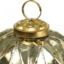 Produkt Vintage bombki świąteczne szklane ze wzorem Ø10,5cm 3szt