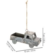 Produkt Dekoracyjne metalowe samochody w stylu vintage do zawieszenia, różne rozmiary, 9-10 cm, 4 sztuki