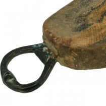 Ozdoba w stylu vintage, but z otwieraczem do butów, ostatnia ozdoba buta L15–23cm