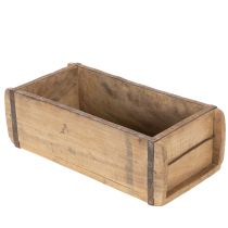 Produkt Stara drewniana doniczka w kształcie cegły, 30 cm
