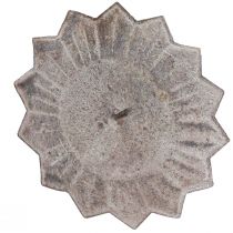 Produkt Świecznik vintage szary do podłączenia Ø11cm W8,5cm 4szt