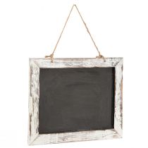 Produkt Tablica wisząca vintage czarno-biała 30×25cm 2szt