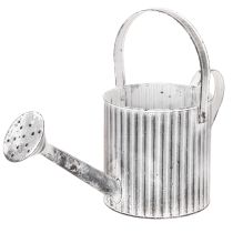 Produkt Doniczka vintage Ø17cm, dekoracyjna konewka, metalowa doniczka shabby chic