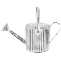 Produkt Doniczka vintage Ø17cm, dekoracyjna konewka, metalowa doniczka shabby chic