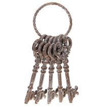 Produkt Brelok do kluczy vintage metal rdzawy wys. 20,5 cm