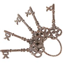 Produkt Brelok do kluczy vintage metal rdzawy wys. 20,5 cm