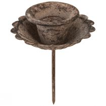 Produkt Vintage spiczasty świecznik do wkładania Ø8,5cm W11,5cm 4szt