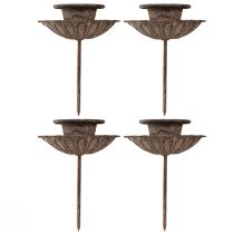 Produkt Vintage spiczasty świecznik do wkładania Ø8,5cm W11,5cm 4szt