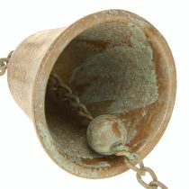 Produkt Stary dzwonek wietrzny metalowy z parasolem i dzwonkiem 70cm