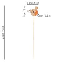 Produkt Drewniane paliki do ptaków do kreatywnej dekoracji wiosną i latem, 33 cm, 16 sztuk