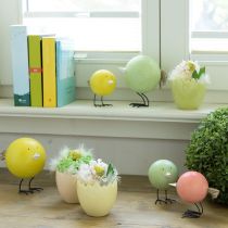 Produkt Dekoracyjne figurki kurczaczków, które przyciągają wzrok na wiosnę i Wielkanoc, 12 cm, 3 sztuki