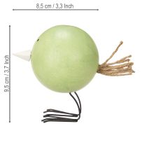 Produkt Dekoracyjne figurki w kształcie kurcząt o okrągłym kształcie, idealne do lekkich i zabawnych akcentów, 9,5 cm, 3 sztuki