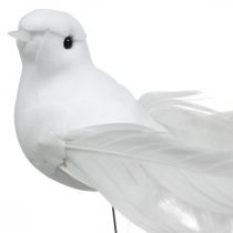 Produkt Dekoracja ślubna, gołębie na drucie, gołębie ślubne białe wys.4,5 cm 12szt