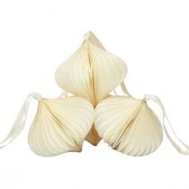 Produkt Kulki o strukturze plastra miodu Kulki o strukturze plastra miodu cebula białe złoto Ø8cm 4 szt