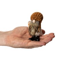 Produkt Figurka krasnala z brodą i spiczastym kapeluszem, 10 cm, 3 sztuki