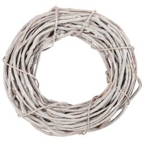 Produkt Ozdoba wianek wierzbowy, wianek z bielonych gałązek, 40cm