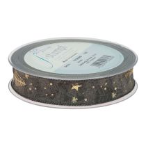 Produkt Wstążka świąteczna z brązowego złota Wstążka prezentowa jodłowa 25mm 15m