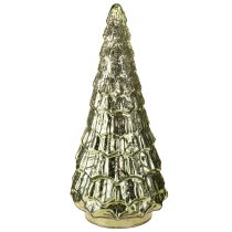Produkt Choinka świąteczna z oświetleniem LED vintage zielono-złota 38cm