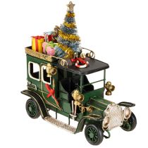 Produkt Ozdoba świąteczna samochód Samochód świąteczny vintage zielony 15×7×16cm