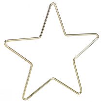 Produkt Ozdoba świąteczna zawieszka metalowa gwiazda złota Ø15cm 6 szt