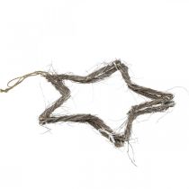 Produkt Dekoracja świąteczna dekoracja okienna gwiazda myty biały wiąz Ø40cm 2szt