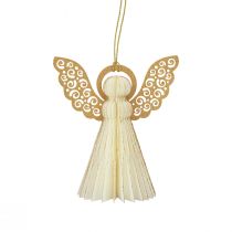 Produkt Papierowy aniołek Świąteczny aniołek papier dekoracyjny biały wys. 12cm 4 sztuki