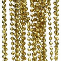 Produkt Girlanda świąteczna Ozdoba choinkowa łańcuszek perły złote 9m