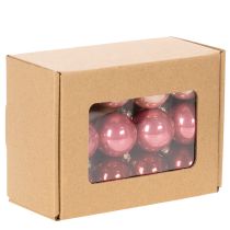 Produkt Bombka szklana, błyszcząca, 3 cm, 22 sztuki