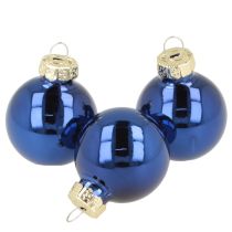 Produkt Zestaw mini bombek choinkowych, szklanych, dekoracyjnych na gałązki jodły 3 cm, 22 szt.