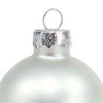 Produkt Bombka świąteczna Ø4cm srebrna połysk/mat 24 szt