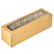 Produkt Szklana kula o wyglądzie masy perłowej z mieniącym się połyskiem 6cm 24 szt.